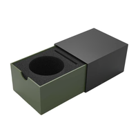 Boîtes rigides à deux tons avec inserts en mousse noire personnalisés pour tous les petits produits en bouteille