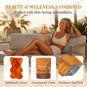 Gummies bronzantes naturelles Amaz OEM avec bêta-carotène et lycopène pour un éclat de peau <span class=keywords><strong>sans</strong></span> <span class=keywords><strong>soleil</strong></span> - Product Image 5