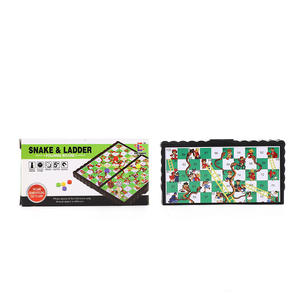 Juego educativo de plástico para niños y adultos, Set de juegos de mesa con forma de <span class=keywords><strong>Ludo</strong></span>, serpientes y escaleras - Product Image 6