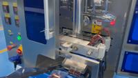 Automatische 2-kommen tellende, vul-, sluit- en verpakkingsmachine voor het tellen van dadels en jujubes en het hersluiten van zakjes voor het verpakken van gedroogd fruit
