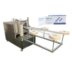 Máquina de fresa de álcool de velocidade rápida/máquina de fazer almofadas de álcool/máquina de fazer cotonetes de álcool