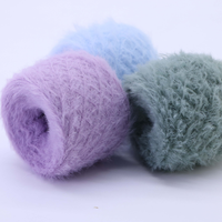 FEATHER 100% Nylon 6 Nerzgarn 2,6cm 5,2cm Fuchsfell-Stil Tierhaar Weiche Farbige Strickware OEM ODM NSF Hersteller CN ZHE Gestrickt