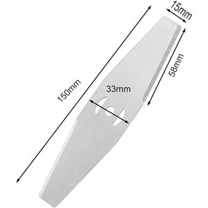 Lame de débroussailleuse électrique 2T en alliage, pièce de rechange pour outil de jardin, lame de coupe d'herbe, alimentée par batterie, garantie de 6 mois - Product Image 2