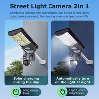 Caméra de sécurité extérieure solaire 4G WIFI EU intégrée avec éclairage LED 200W, capteur de mouvement radar, 6MP Ultra HD, IP66