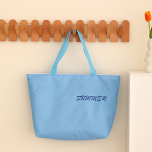 מפעל ישיר קיבולת גדולה ישירה תיק מרקם מודפס באיכות גבוהה בד בד לנערות תיק חוף בנות - Product Image 3