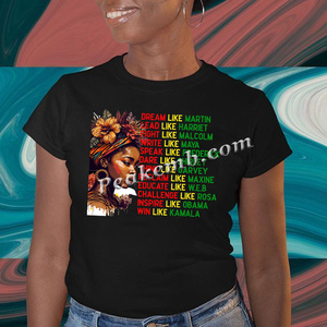 Impresión Melanin Queen Dope Girl Transferencia de calor Iron <span class=keywords><strong>on</strong></span> <span class=keywords><strong>Dream</strong></span> Like Martin Leaders African American DTF Transfers - Product Image 1