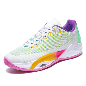 Chaussures de basketball respirantes pour hommes, taille 13 (47), légères, amortissantes, baskets athlétiques montantes pour la gym, idéales pour les pieds larges - Product Image 1