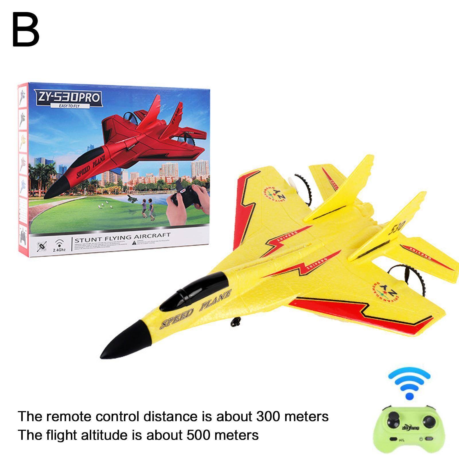 ZY-530 PRO RC Airplane with Camera - Luminous Glider for Adults
