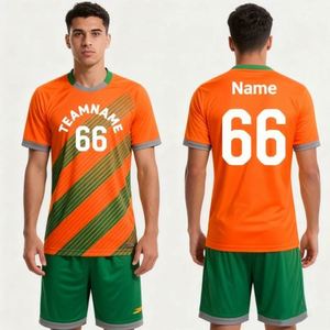 Adult Football Uniform Lightweight Short Moisture Wicking Breathable Custom Logo Printing Wholesale Match Training <b>Athletic</b> Wear - Product Image 3