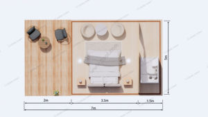 Tente de voile extérieure de luxe <span class=keywords><strong>Safari</strong></span> Camping Tente pour chambre standard Tente d'hôtel - Product Image 4