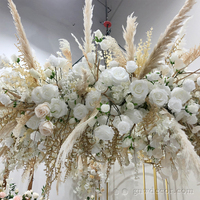 GNW – arche de plafond de fleur artificielle de Rose pampa pour décorations de mariage