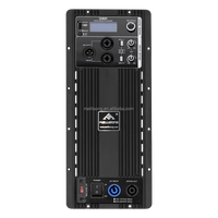 Module d'amplificateur de puissance actif professionnel haute puissance 1200W classe D DSP en métal avec pour pour caisson de basses et son surround