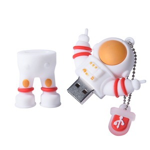 2D 3D Silicone Pendrive PVC cao su phi hành gia Bút USB <span class=keywords><strong>Flash</strong></span> Drive Quà Tặng 64GB 32GB 16GB USB Key Bộ nhớ Stick flashdisk - Product Image 6