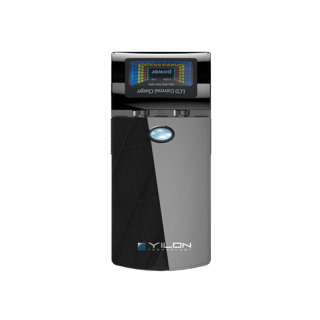 Black Smart Battery Charger LCD Indicator Light Battery Cell Charger for AA/AAA Rechargeable Battery