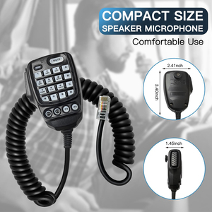 Micrófono de Mano para Coche con Teclado DTMF y Cable Reforzado, Compatible con FTM-300DR FTM-200DE FTM-200DR FTM-300DE - Product Image 3