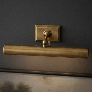 Antique Brass Farmhouse Wall Bracket Light LED Vanity Lamp 18 Inch Cylindrical Mirror Lighting for Bathroom Bedroom - Product Image 2