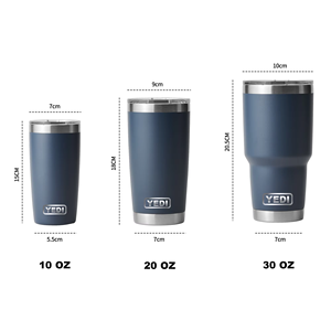 Gobelet isotherme à double paroi avec revêtement en poudre, personnalisé avec logo, 20 oz, 30 oz, en acier inoxydable, tasse à café de voyage avec couvercle - Product Image 2
