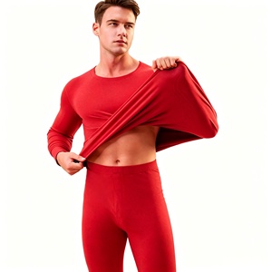 LANBAOSI Lot <span class=keywords><strong>de</strong></span> 2 <span class=keywords><strong>sous</strong></span>-vêtements thermiques pour homme, <span class=keywords><strong>sous</strong></span>-vêtements <span class=keywords><strong>de</strong></span> ski, couche <span class=keywords><strong>de</strong></span> base fonctionnelle à manches longues, football, hiver chaud, spandex/polyester - Product Image 5