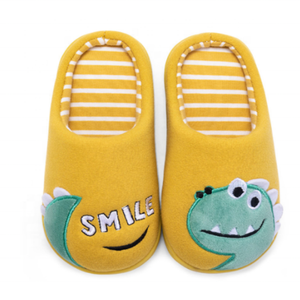 Scarpe di cotone bambini pantofole di dinosauro ragazzi e ragazze bambino simpatico cartone animato scarpe calde ragazzi ragazze ispessimento bambini pantofole lavabili - Product Image 1