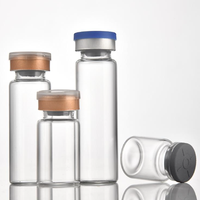 Bouteille en verre transparente à ouverture facile avec bouchon à sertir, conteneur d'emballage pour liquides multi-tailles