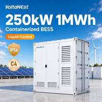 Pabrik Grosir BESS Hibrida 250kW 1000kWh Berpendingin Cairan dalam Kontainer untuk Pasokan Distributor