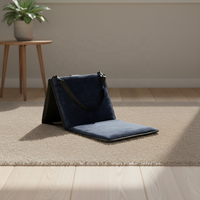 Tapis de prière portable pliable avec dossier de soutien lombaire 2026 – Tapis de prière islamique rembourré avec dossier intégré