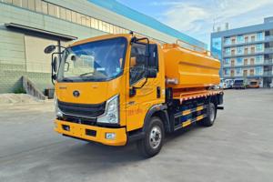 รถดูดสิ่งปฏิกูลแบบเจ็ท 4x2 ยี่ห้อซิโนทรัค รุ่น M3 ขนาดถัง 10 ลูกบาศก์เมตร ผลิตตามสั่งจากโรงงาน, รถทำความสะอาดท่อระบายน้ำและถังบำบัดน้ำเสีย ยี่ห้อเว่ยไช่ พาวเวอร์ - Product Image 2