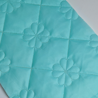 Tissu matelassé imperméable en coton avec motif floral mat épaissi, nouveau tissu en maille de type usine source pour vestes matelassées