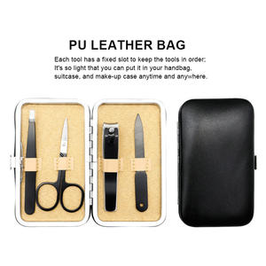 <span class=keywords><strong>Kit</strong></span> complet de <span class=keywords><strong>manucure</strong></span> à la française 4 pièces personnalisé très vendu outils de soins de beauté professionnels <span class=keywords><strong>kit</strong></span> de coupe-ongles - Product Image 4