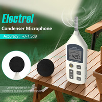 Sonometre numérique portable, détecteur de bruit environnemental, mesure du bruit en dB pondéré pour l'oreille humaine, pondération A, affichage LCD
