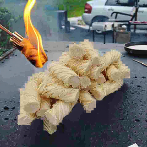 Allume-feu pour cuisine extérieure, brûleur à bois, allume-feu en charbon de bois compressé fabriqué à la machine, foyer, barbecue, four à pizza, <span class=keywords><strong>cheminée</strong></span> portable - Product Image 5