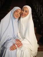 Khimar musulman modeste personnalisé pour femmes avec ourlet en dentelle, robe Abaya assortie, ensemble Khimar brodé, hijab long