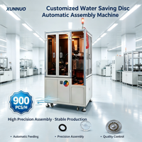 Machine d'assemblage de disques en acier durable à économie d'eau automatique avec moteur et commande PLC, garantie 1 an