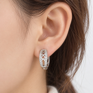 Pendientes de Oreja con Forma de Corazón Hueco para Mujer, Accesorios Simples para Uso Diario - Product Image 6