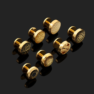 Kunshuo Knoop Fabriek Baju Melayu Knoop Shirt Kleding Shirt <span class=keywords><strong>Custom</strong></span> Merk Logo Metalen Malay Ronde Knop Voor Baju Melayu - Product Image 2