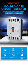 Disjoncteur solaire DC MCCB 80A 200A 250A 400A 630A 800A 1000A 1250A DC MCCB 1P 2P 3P 4P 250V 500V 750V 1000V Disjoncteur à boîtier moulé MCCB