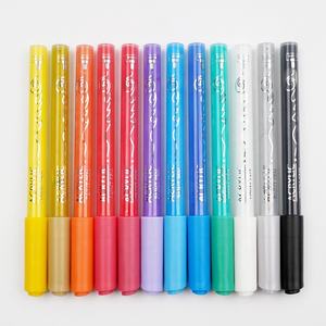 Marqueur de <span class=keywords><strong>craie</strong></span> <span class=keywords><strong>liquide</strong></span> à base d'eau, pointe en <span class=keywords><strong>feutre</strong></span>, encre permanente, tissu métallique, peinture acrylique, stylo marqueur de couleur, offre spéciale, Offre Spéciale - Product Image 4