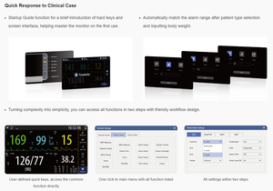 Nuevo SISTEMA DE Monitor veterinario portátil veterinario Pantalla LED de alta definición de 10,1 pulgadas <span class=keywords><strong>ECG</strong></span> SpO2 TEMP <span class=keywords><strong>RESP</strong></span> - Product Image 5