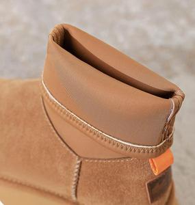 Botas de Nieve UGGSS para Mujer 2024, Botas de Nieve con <span class=keywords><strong>Plataforma</strong></span> y Forro de Piel de Oveja Genuina, Botas de Nieve Extensibles para Exteriores - Product Image 2