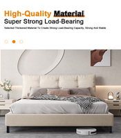 Pieds de lit en plastique noir avec vis Tatami Pieds de lit en bois pour chambre à coucher