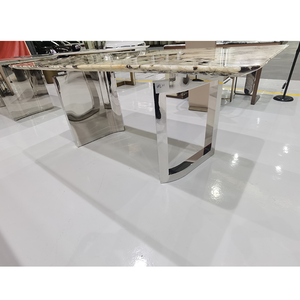 Mesa de Centro de Mármol Moderno de <span class=keywords><strong>Patagonia</strong></span> KINGS-WING, Mesa de Té Natural de Lujo para Sala de Estar, Muebles Personalizados al por Mayor, Mesa para <span class=keywords><strong>Restaurante</strong></span> - Product Image 6