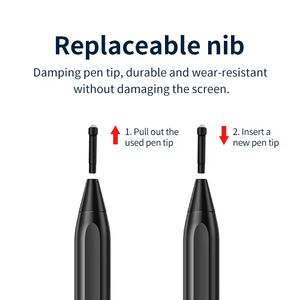 ปากกาสไตลัสสำหรับ Microsoft Surface Pro 3-9 X รองรับแรงกด 4096 ระดับ ตรวจจับการเอียง รองรับการดูดแม่เหล็ก ป้องกันการสัมผัสโดยฝ่ามือ แบบ Capacitive ตัวด้ามโลหะ - Product Image 6