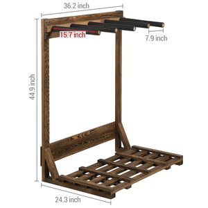 Soporte Vertical Rústico para Tablas de Surf, Exhibidor de Madera para Snowboards, Soporte Vertical de Madera para Almacenamiento de Tablas de Surf, 4 Pies de Alto - Product Image 5