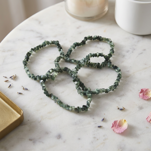 Bracelets en éclats de serpentine et pierres semi-précieuses en gros - Exportateur de pierres précieuses - Product Image 1
