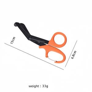 Ensemble de gaze traumatique MMC EMT, ciseaux manuels pour infirmières, ciseaux de premiers secours d'urgence, ensemble d'instruments en acier, 7,5 pouces, 1 an - Product Image 5