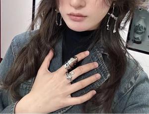 Squisita quattro sezioni armatura congiunta anello saturno pianeta indice dito anello, in metallo stile Punk, <span class=keywords><strong>Nana</strong></span> stesso Design - Product Image 2