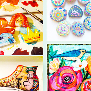 Set di Pittura per Bambini Non Tossico, Mini Vasetti di Vernice Acrilica, Colori Personalizzabili, Set de Pintura Para Niños - Product Image 4