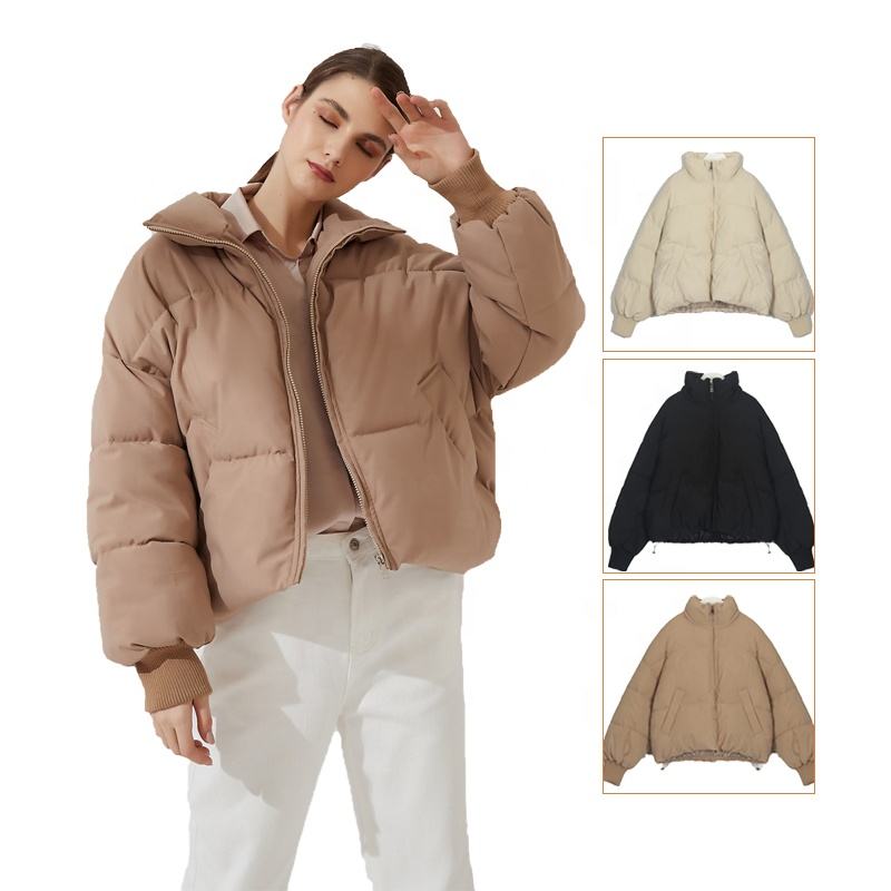 Veste bouffante pour femmes manteaux amples rembourrés