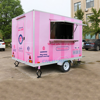 Camion de cuisine mobile pour poulet frit, camion de restauration pour pizzas et burgers, camion de tacos, camion de café mobile, chariot de hot-dogs