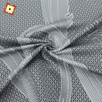 Protège-matelas en microfibre jacquard tricoté antistatique, antibactérien, absorbant l'humidité et évacuant la transpiration